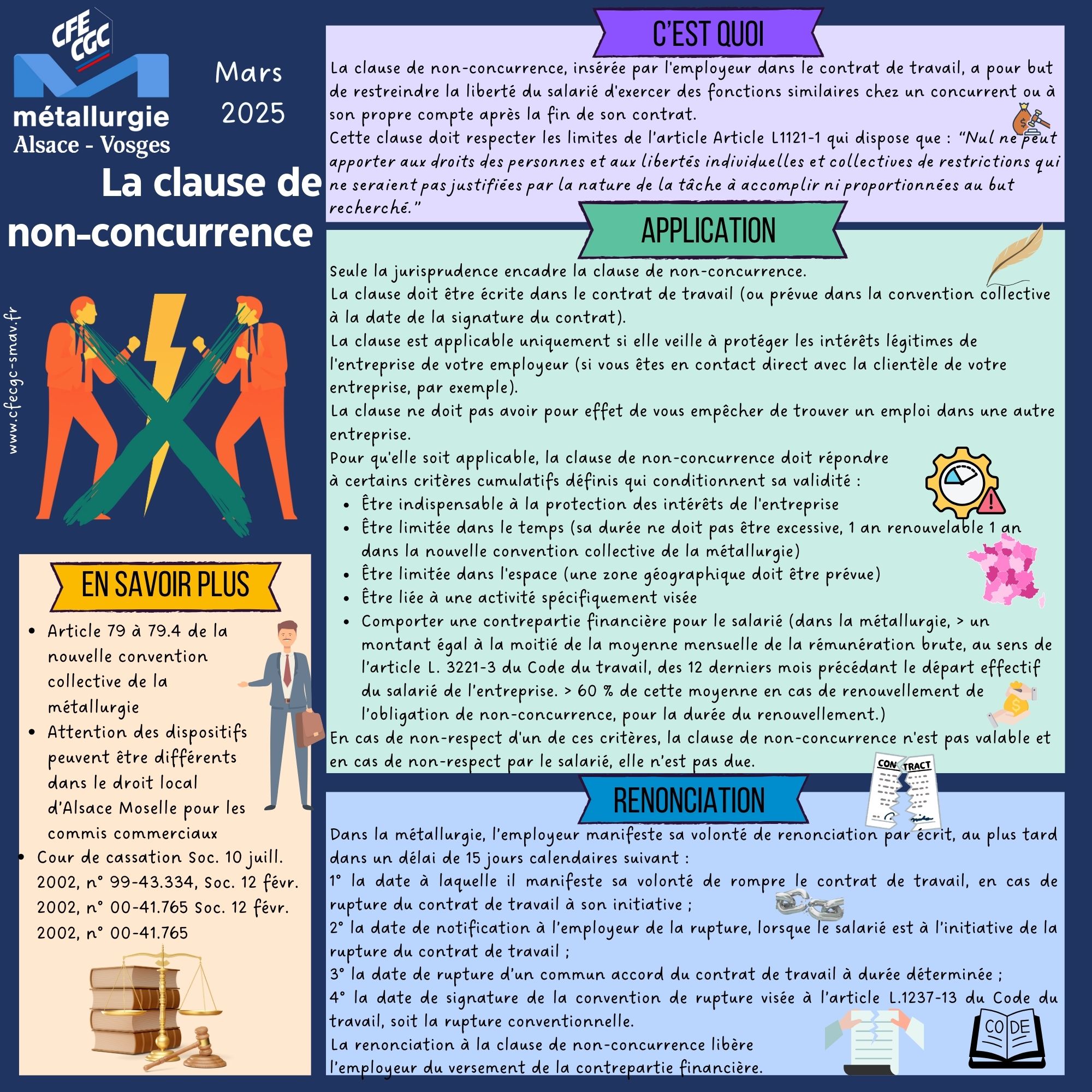 La clause de non concurrence